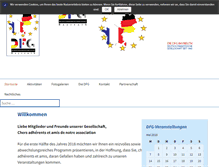 Tablet Screenshot of dfg-bayreuth.de